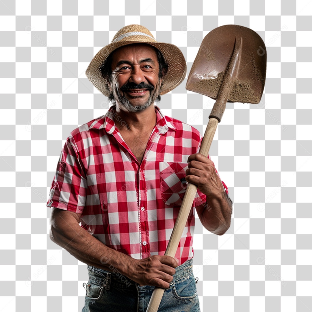 Homem Fazendeiro PNG Transparente