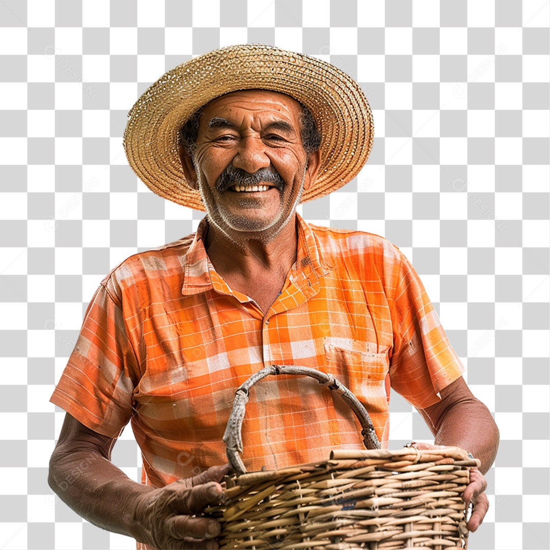 Homem Fazendeiro PNG Transparente