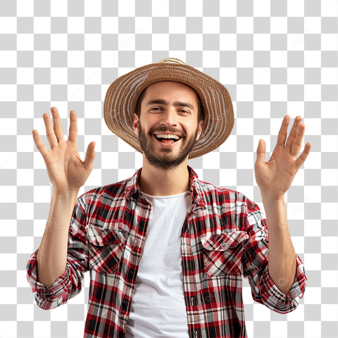 Homem Fazendeiro PNG Transparente