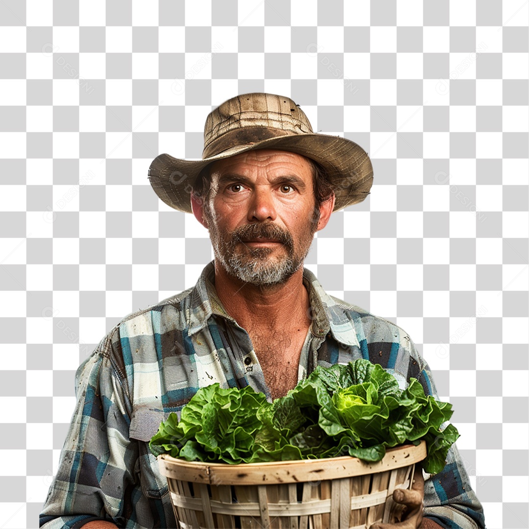 Homem Fazendeiro PNG Transparente