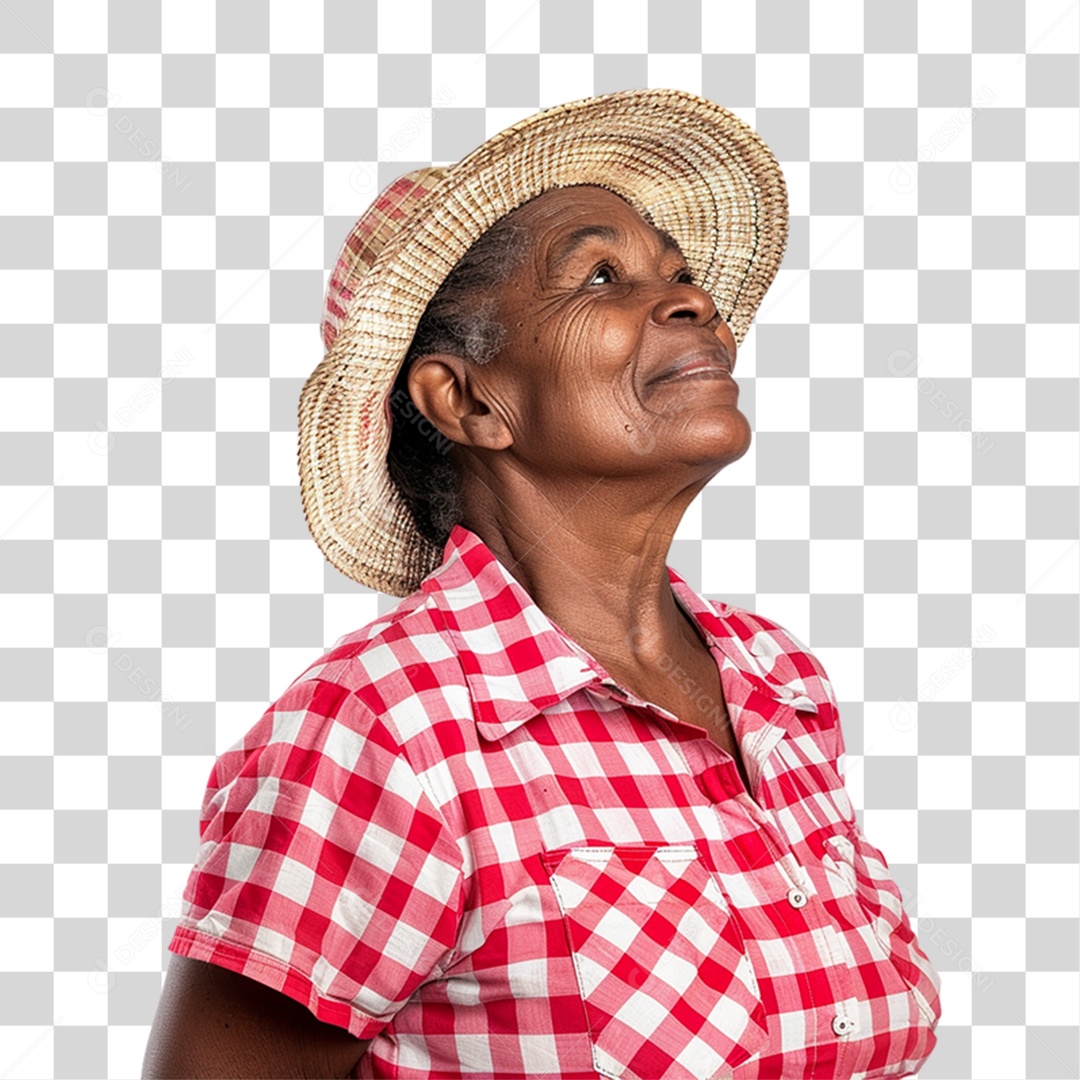 Mulher Fazendeira PNG Transparente