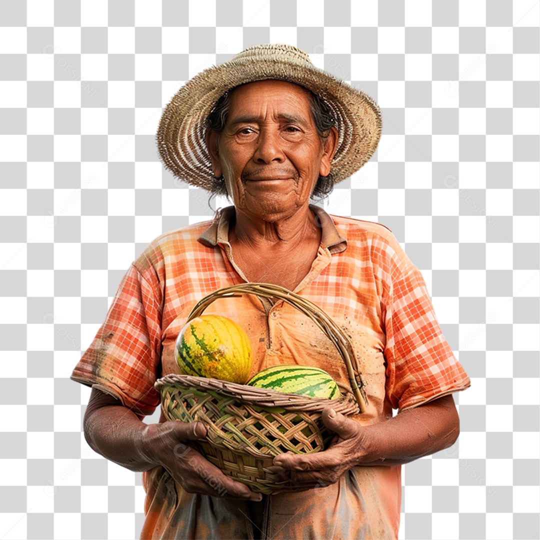 Mulher Fazendeira PNG Transparente