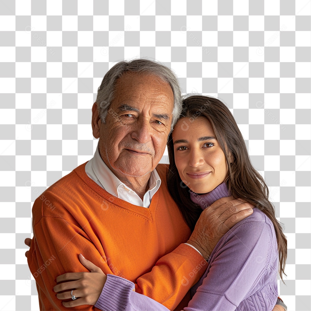 Pai e Filha PNG Transparente