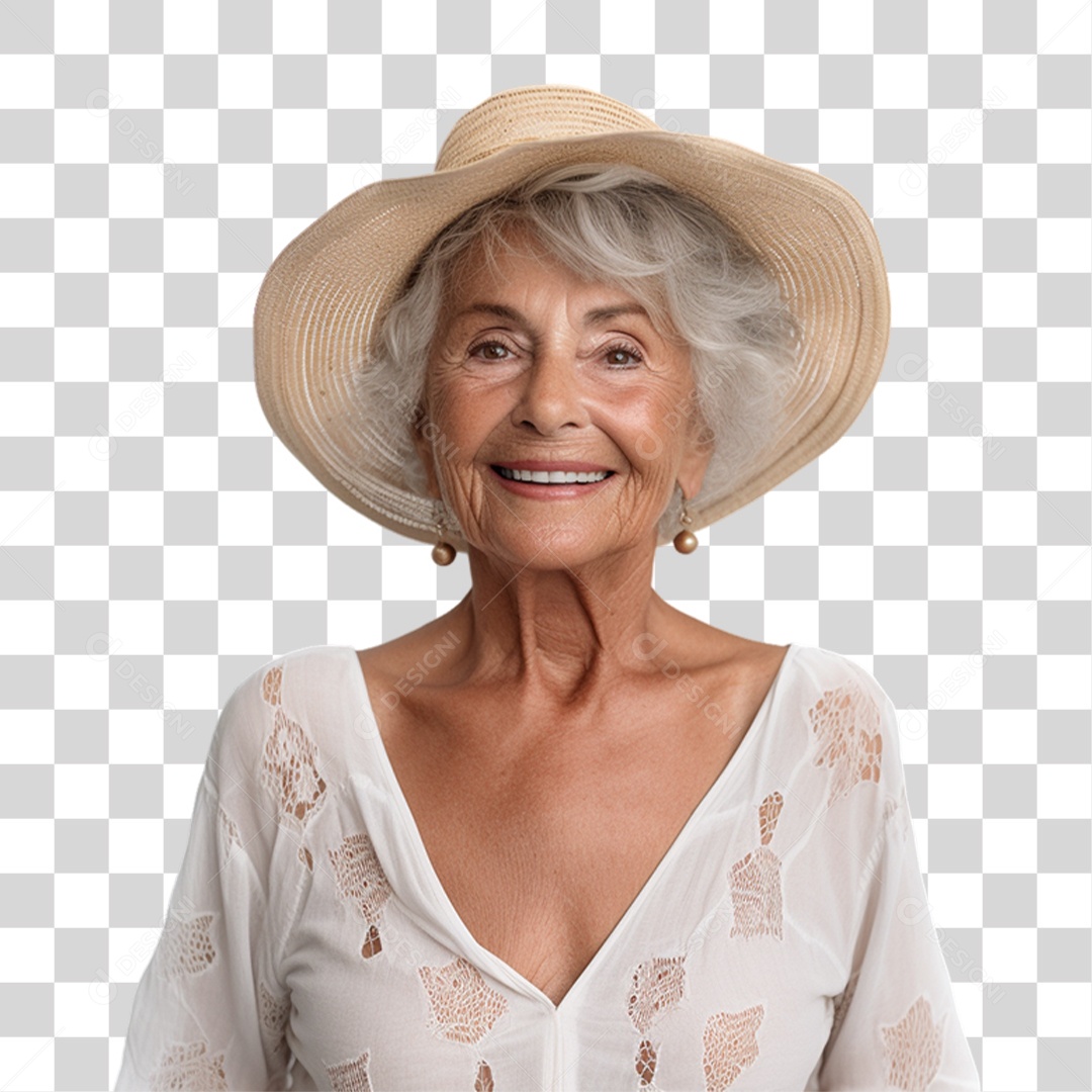 Mulher Velha PNG Transparente