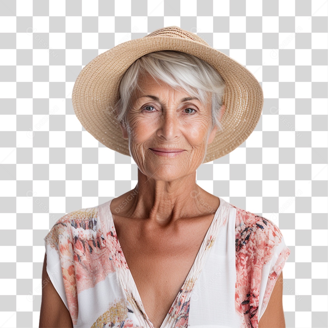 Mulher Velha PNG Transparente