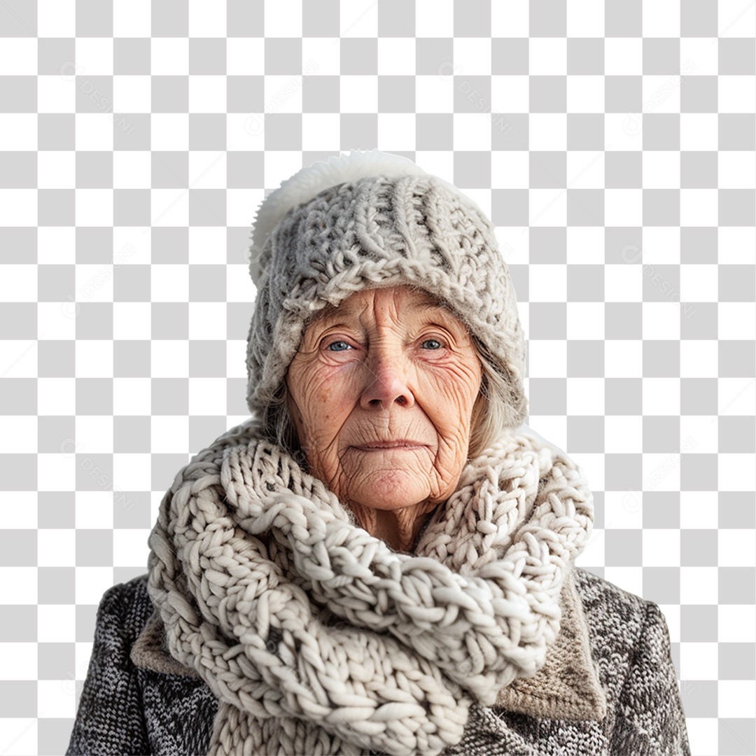 Mulher Velha PNG Transparente