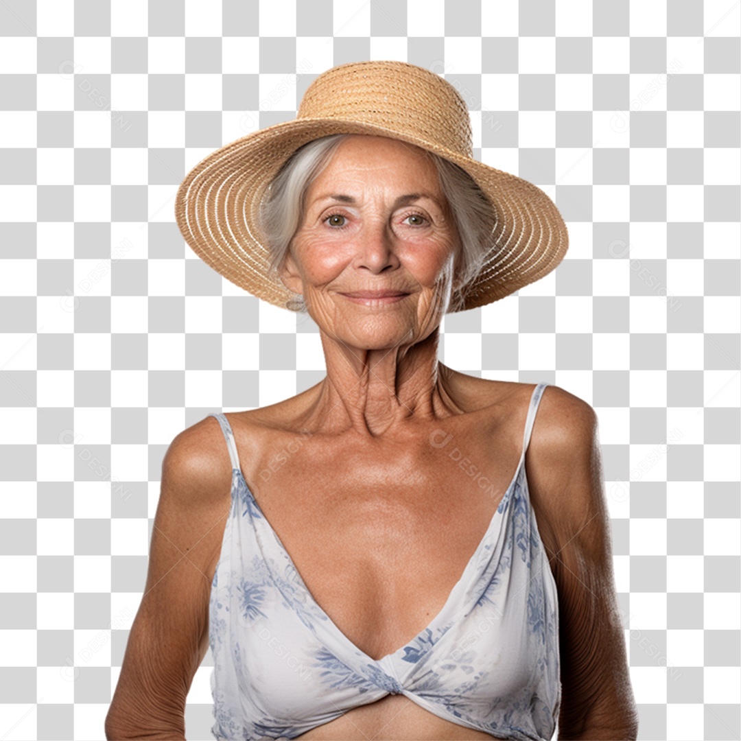 Mulher Velha PNG Transparente