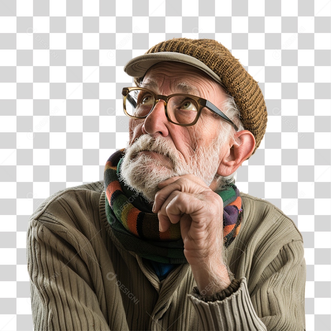 Homem Idoso PNG Transparente