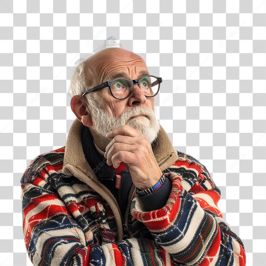 Homem Idoso PNG Transparente