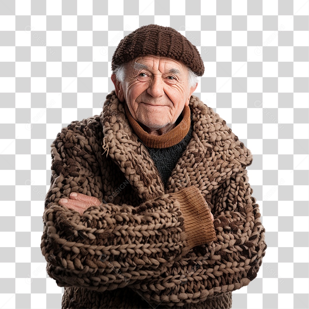 Elderly Man Smiling Transparent PNG