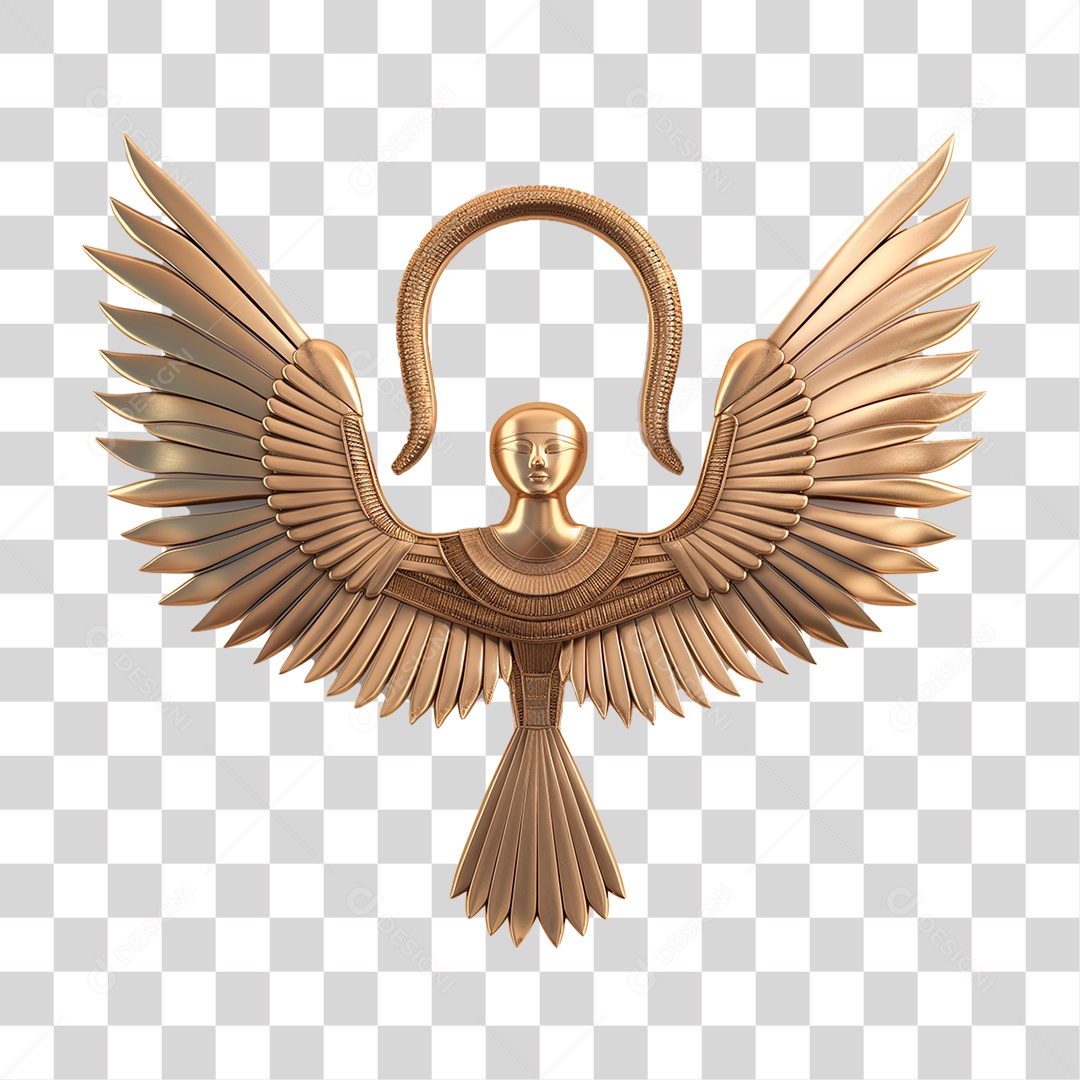 Elemento 3D Símbolo Egípcio PNG Transparente