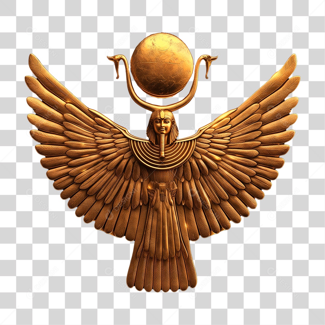 Elemento 3D Símbolo Egípcio PNG Transparente