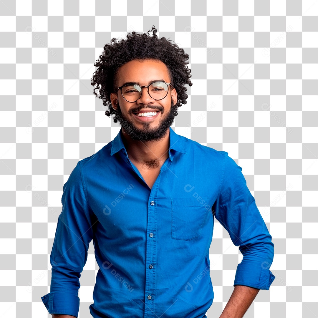 Homem Sorrindo PNG Transparente