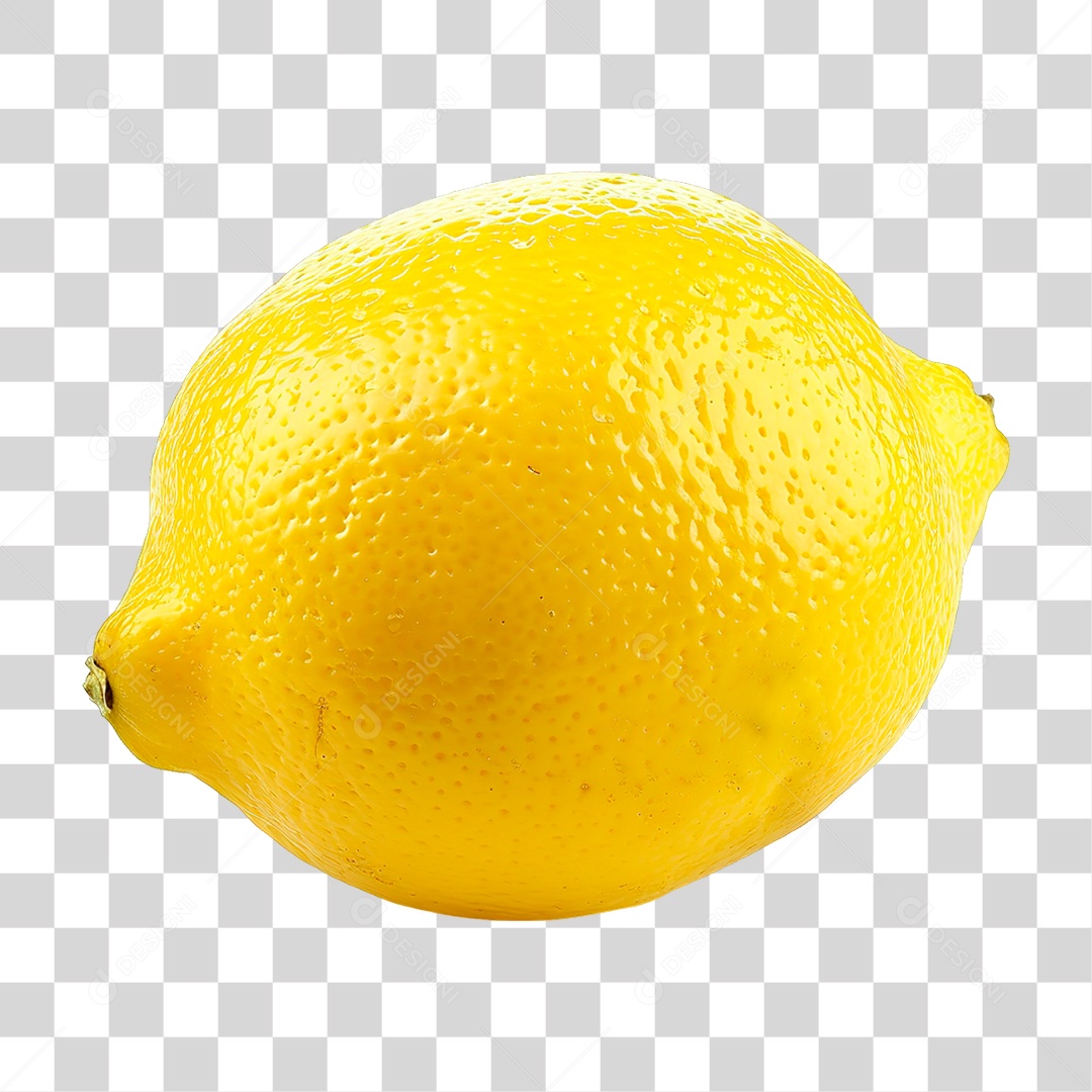 Elemento 3D Limão PNG Transparente