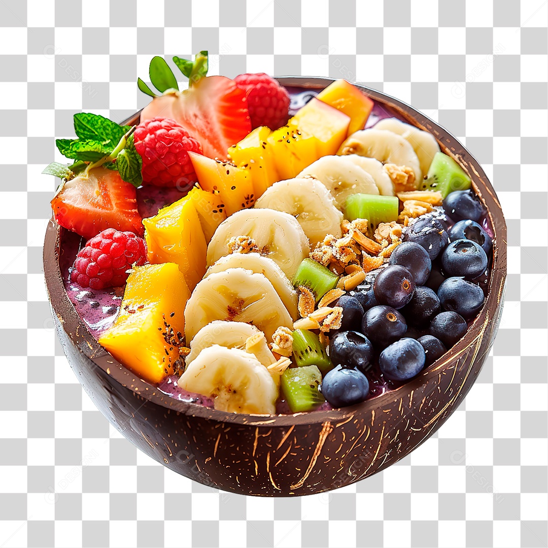 3D Element Pote de Açaí