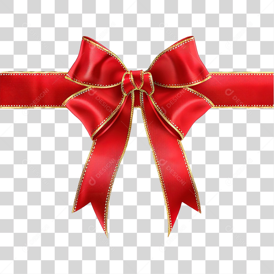 Elemento 3D Laço PNG Transparente