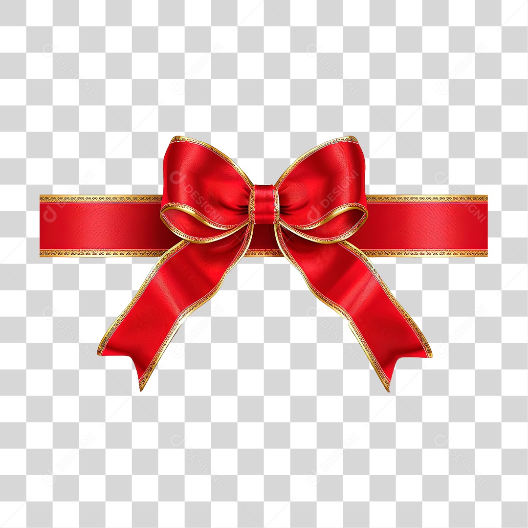 Elemento 3D Laço PNG Transparente