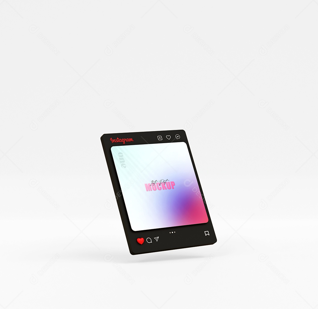 Mockup Posts Instagram Modelo PSD Editável