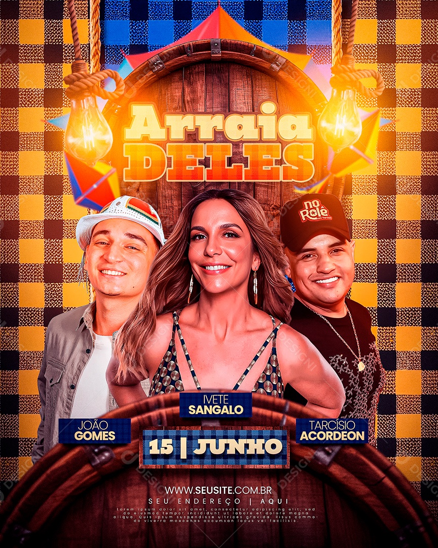 Flyer Arraia Deles Feed