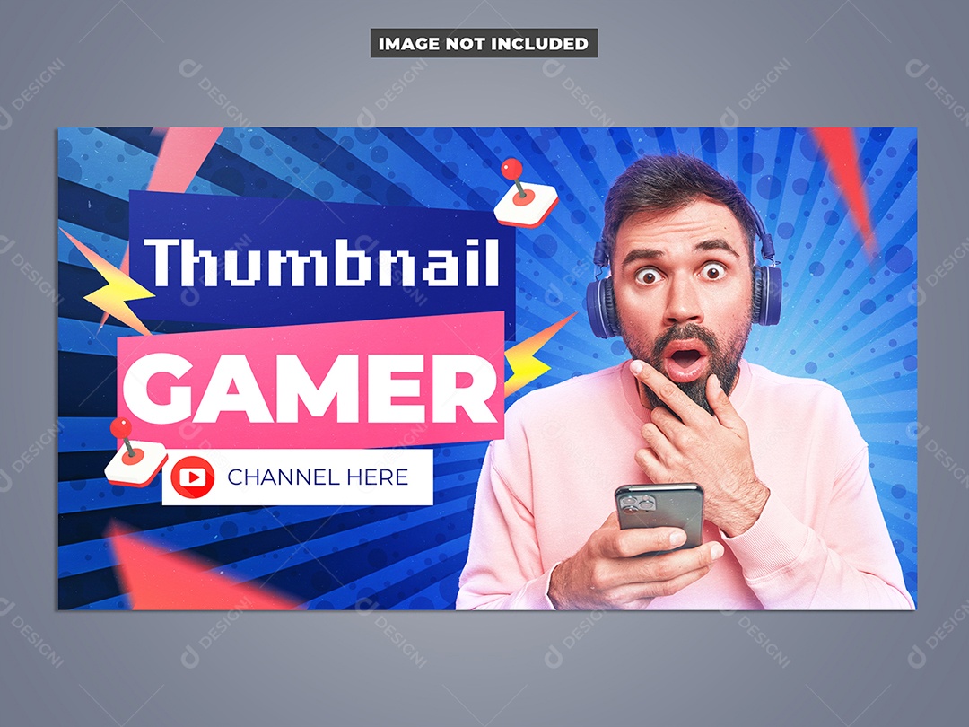Youtube Thumbnail PSD Editável