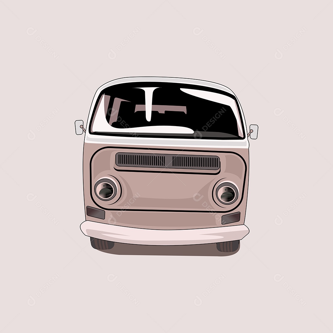Ilustração de Desenho de Veículo Vetor EPS