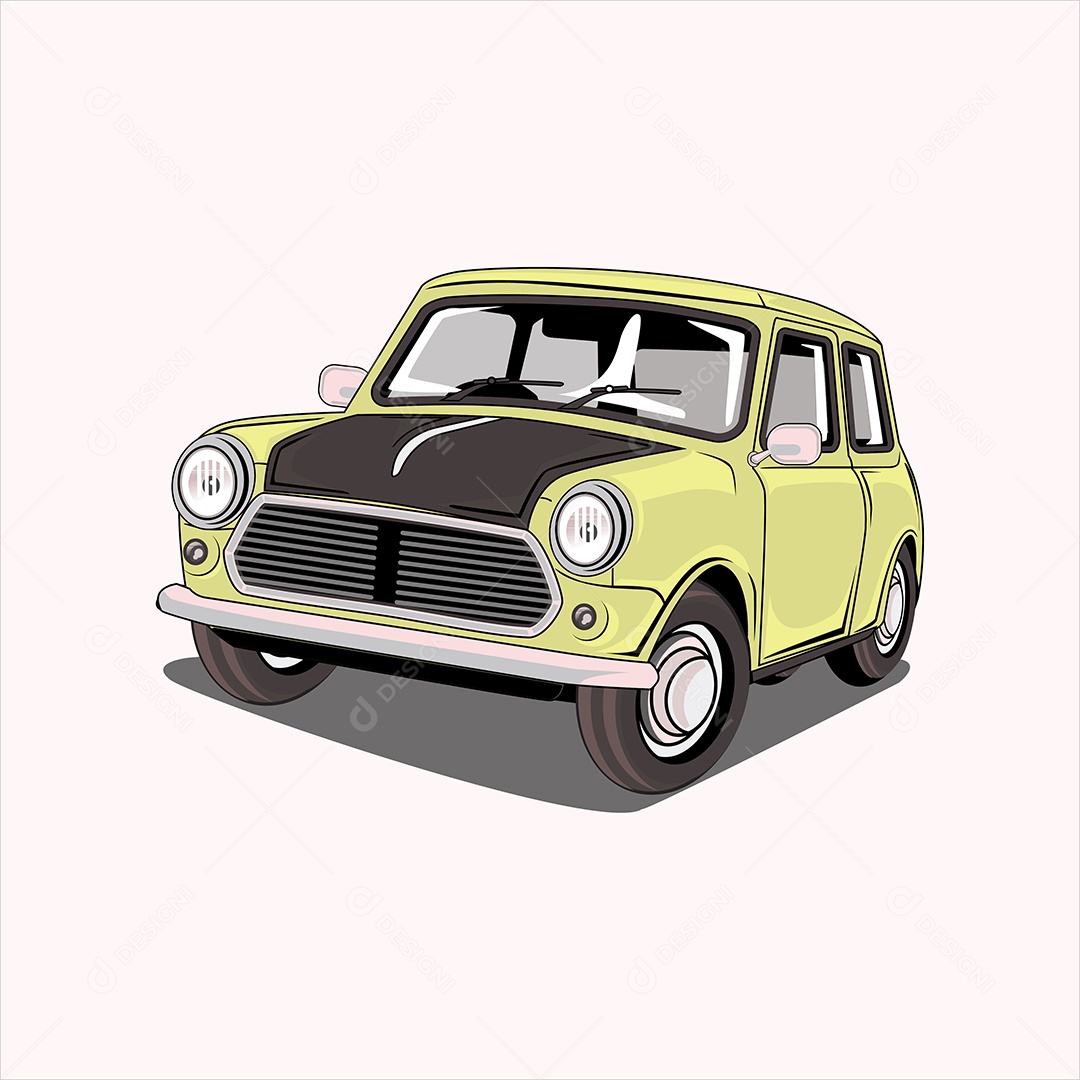 Ilustração de Desenho de Veículo Vetor EPS