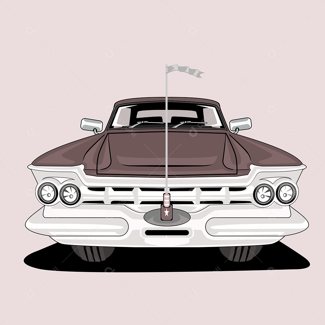 Ilustração de Desenho de Veículo Vetor EPS