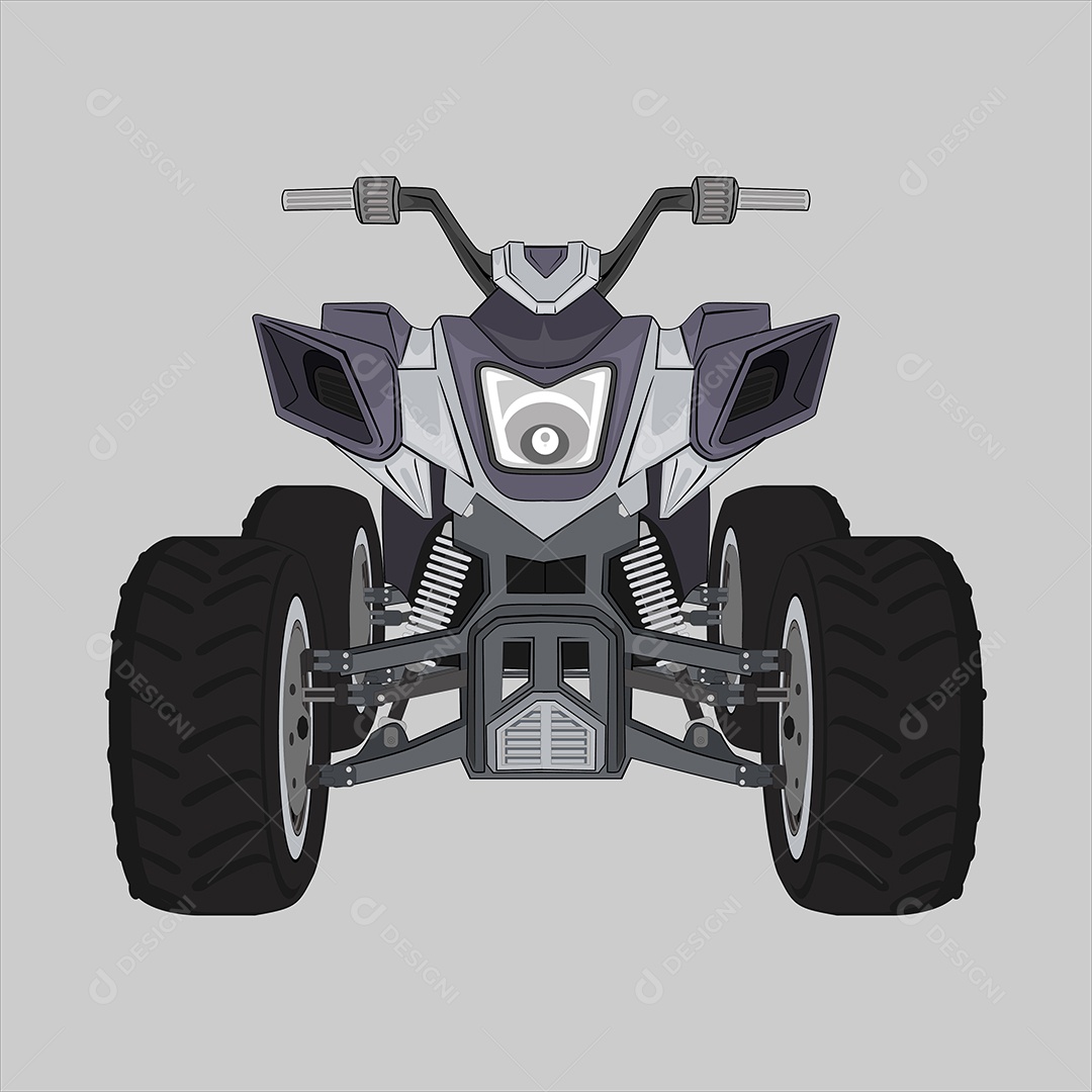 Ilustração de Desenho de Veículo Vetor EPS