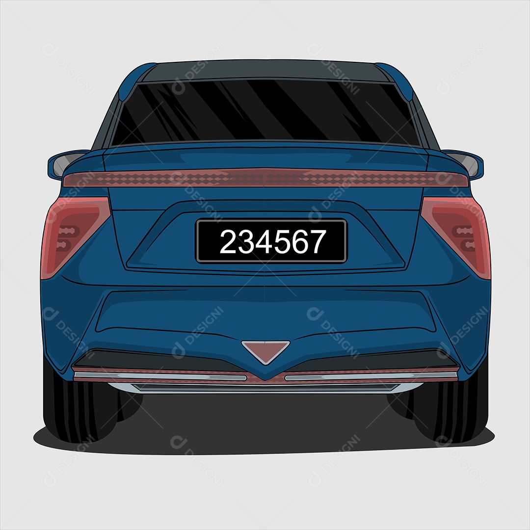 Ilustração de Desenho de Veículo Vetor EPS