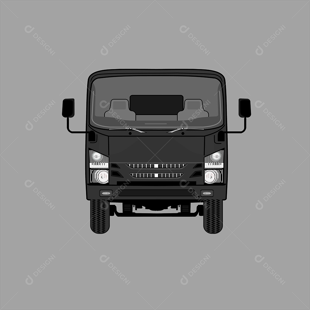 Ilustração de Desenho de Veículo Vetor EPS