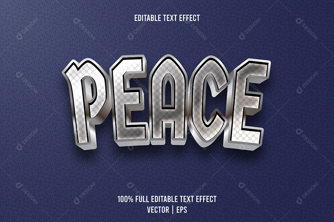 Efeito de Texto Ilustração Vetor EPS Editável