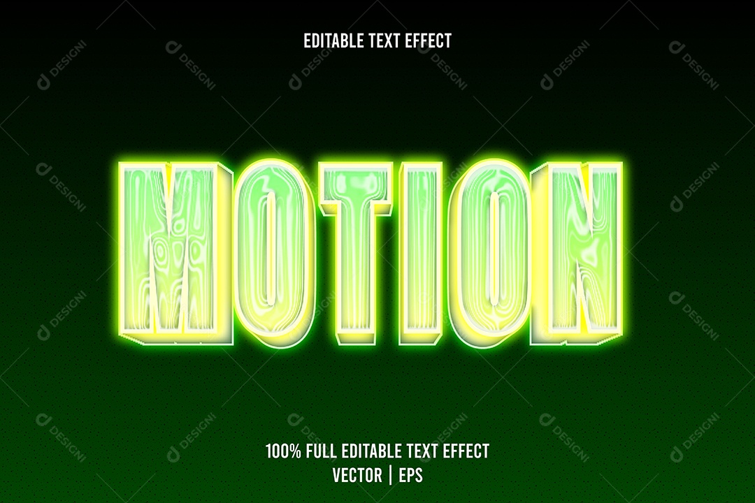 Efeito de Texto Ilustração Vetor EPS Editável