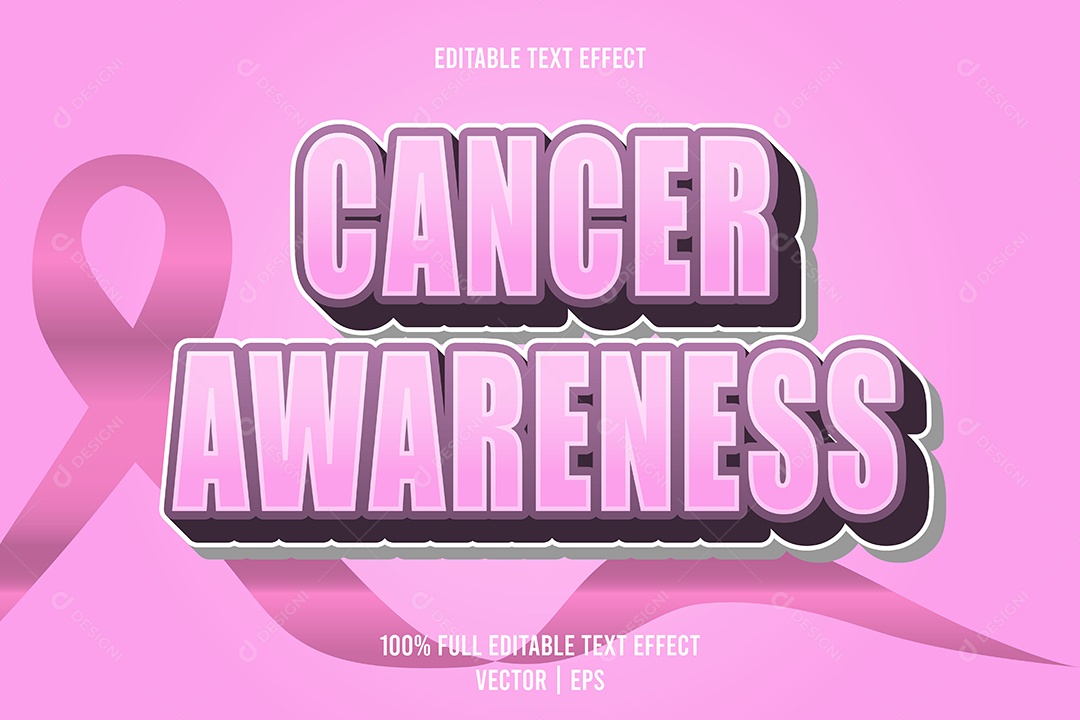 Efeito de Texto Ilustração Vetor EPS Editável