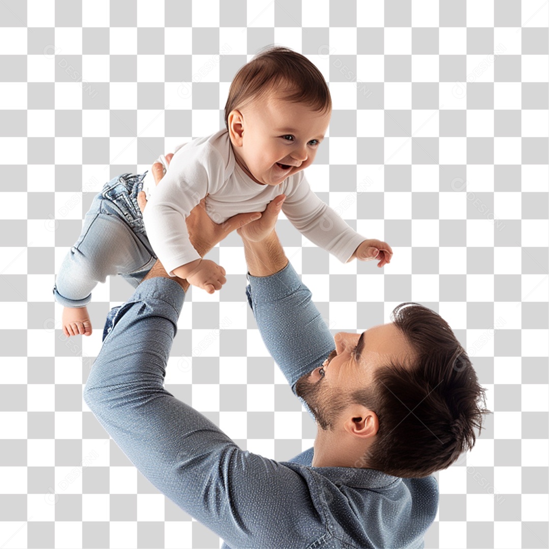 Father and His Son Transparent PNG