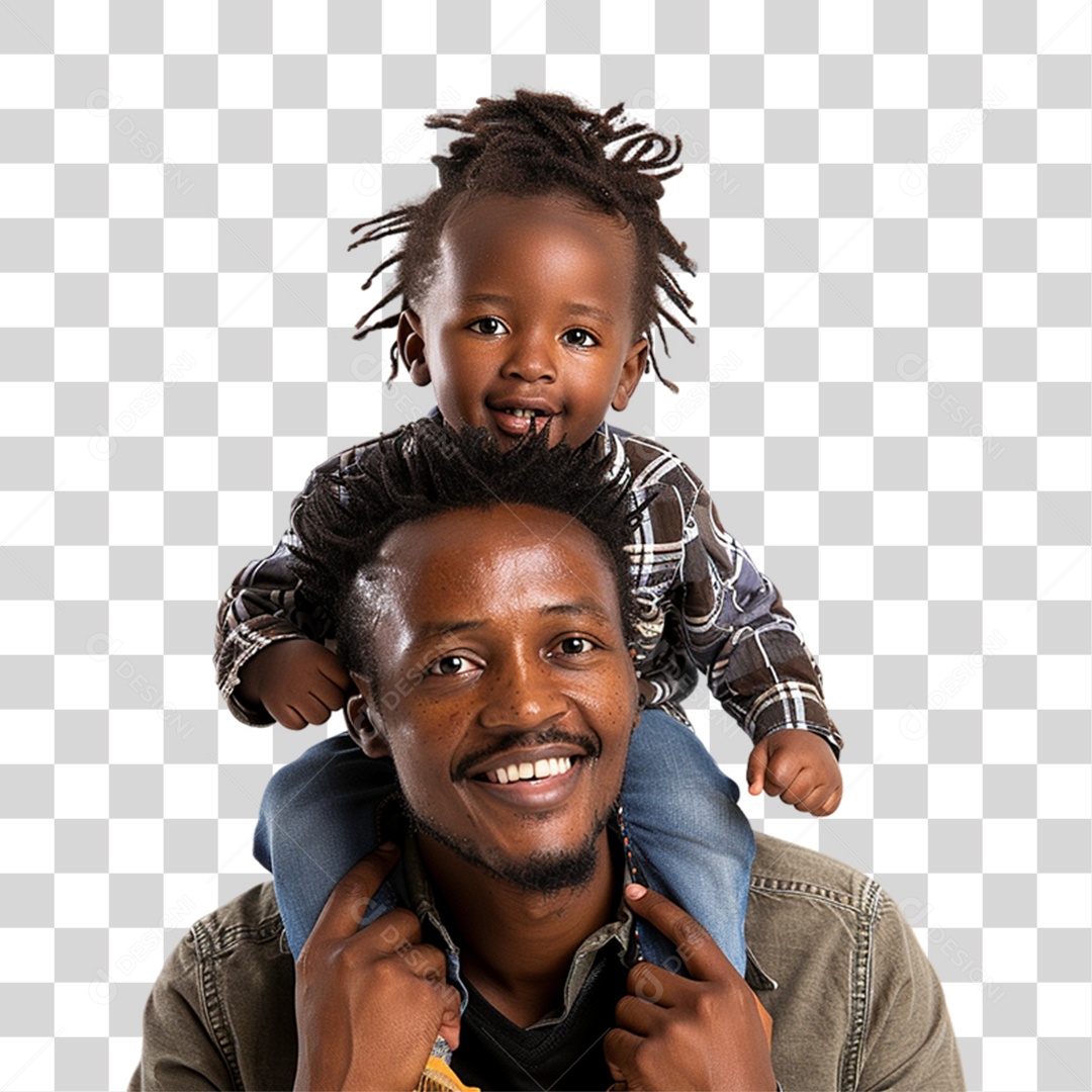 Pai e Seu Filho PNG Transparente