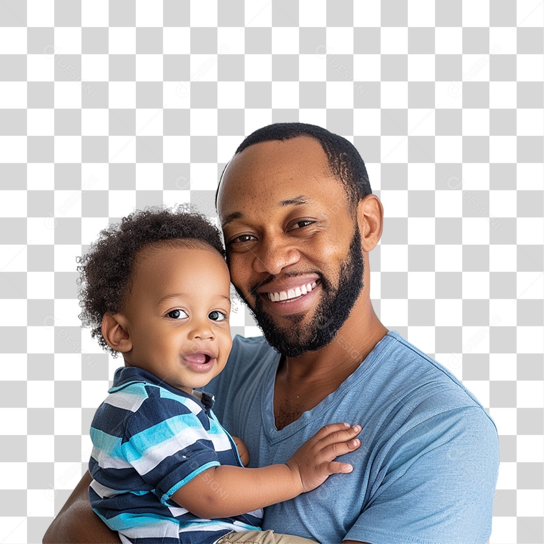 Pai e Seu Filho PNG Transparente