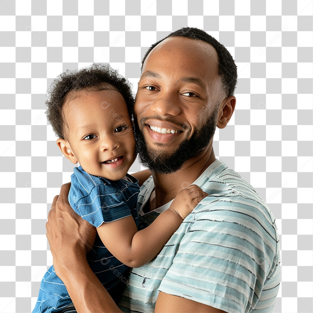 Pai e Seu Filho PNG Transparente