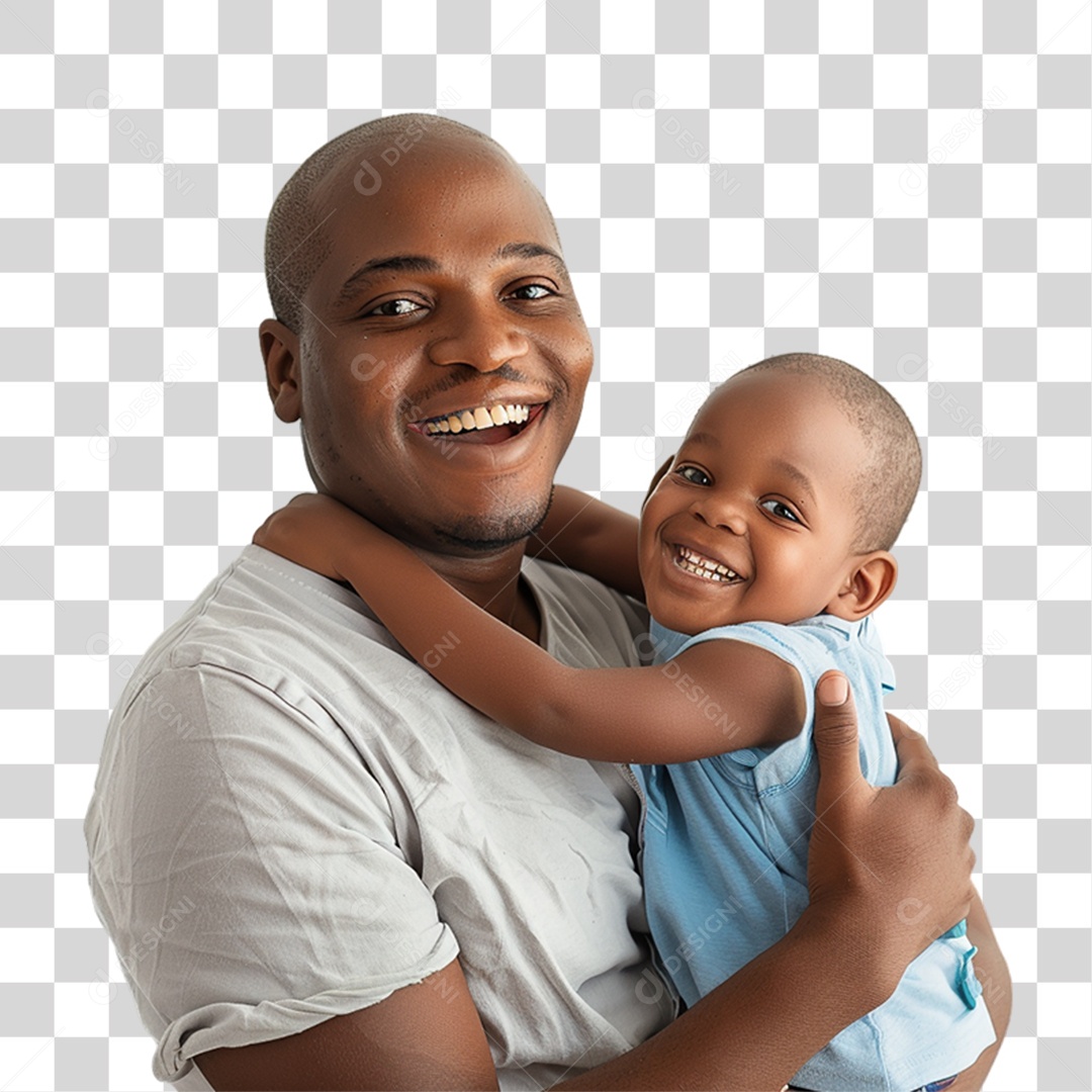 Pai e Seu Filho PNG Transparente