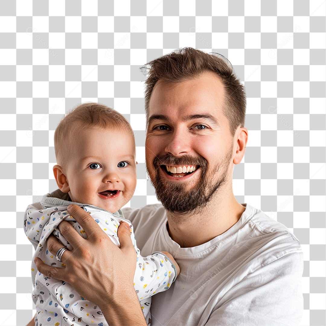 Pai e Seu Filho PNG Transparente