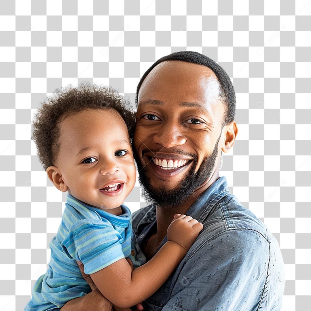 Pai e Seu Filho PNG Transparente