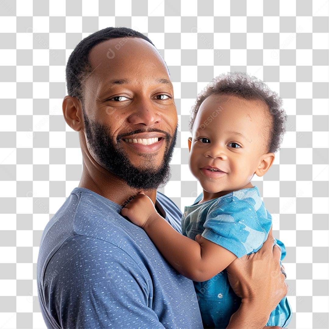 Pai e Seu Filho PNG Transparente