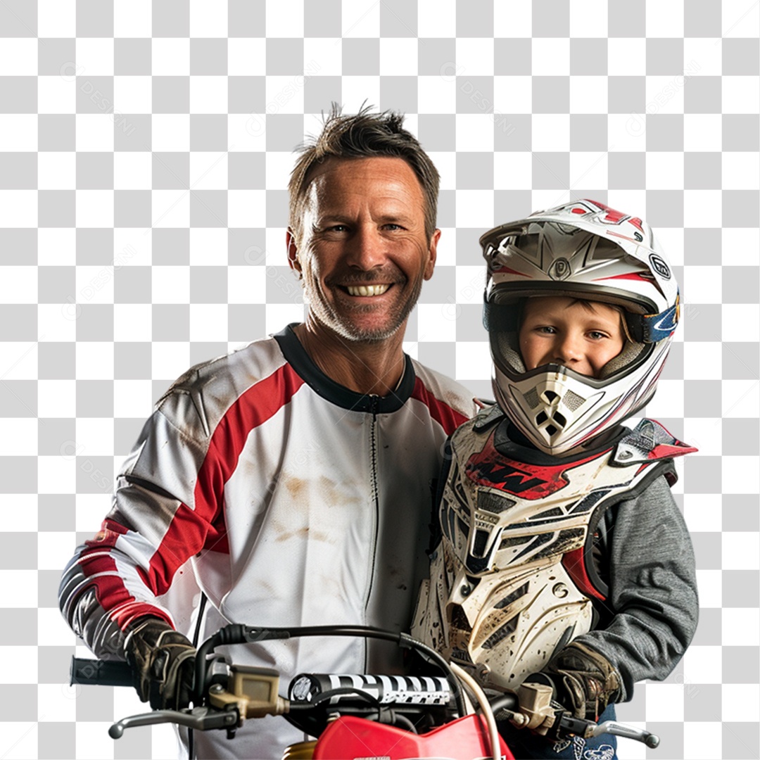 Pai e Seu Filho PNG Transparente