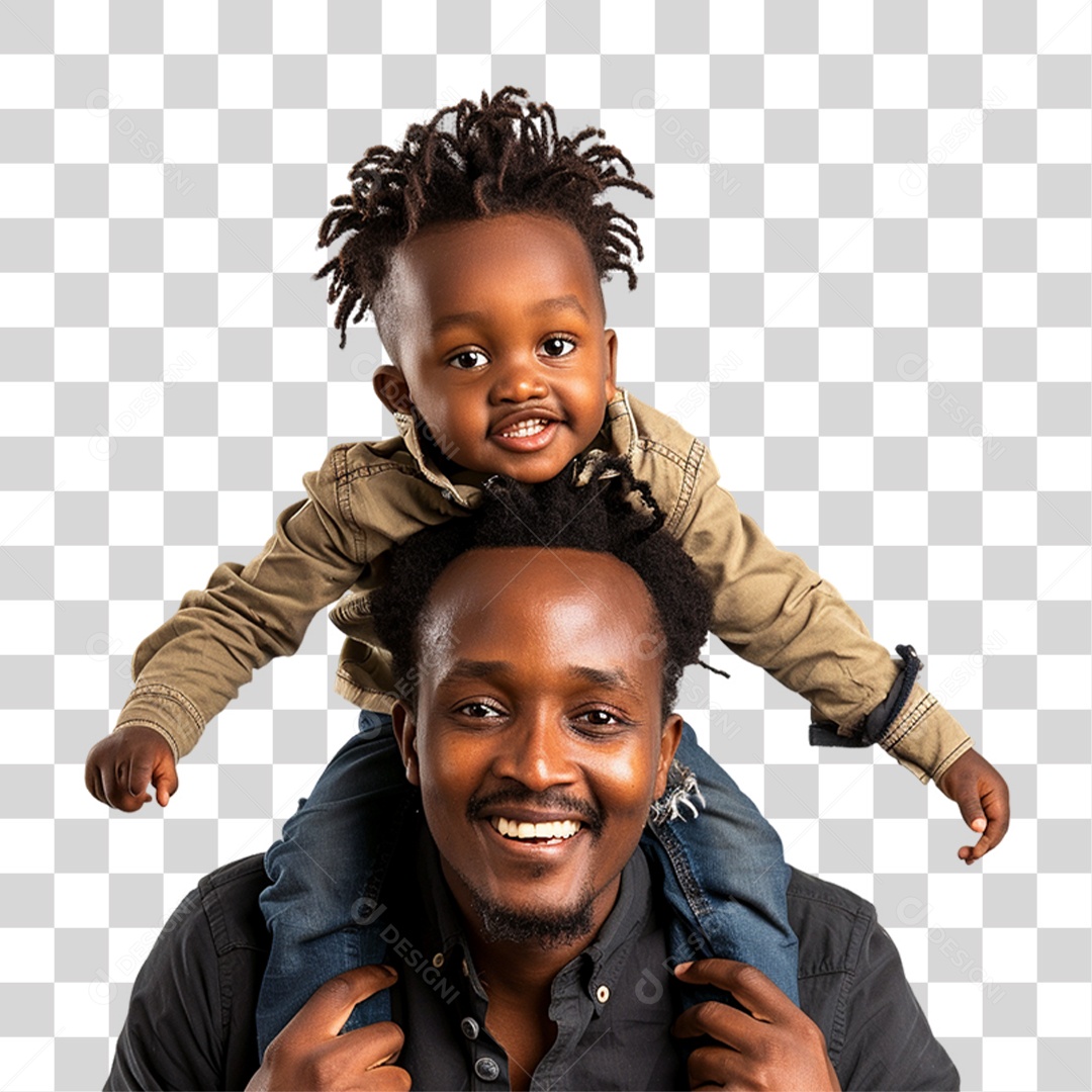 Pai e Seu Filho PNG Transparente