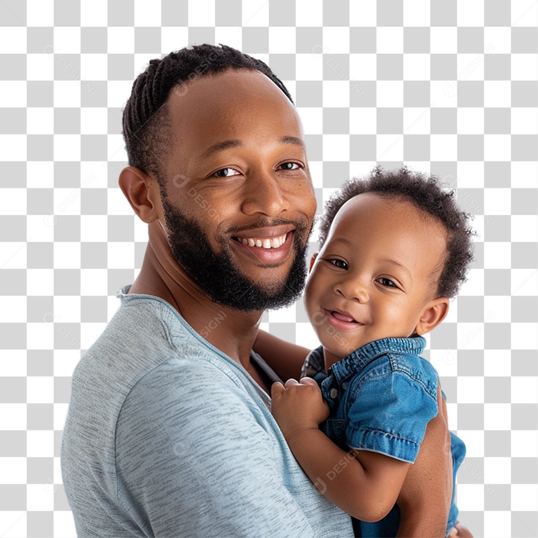 Pai e Seu Filho PNG Transparente