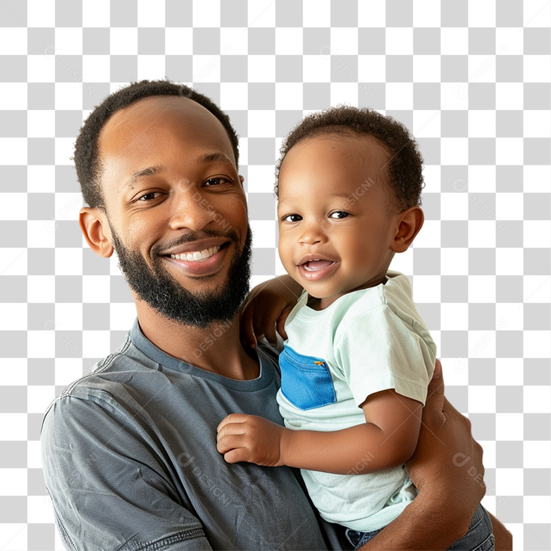 Pai e Seu Filho PNG Transparente