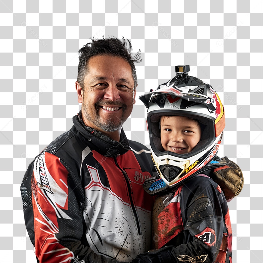 Pai e Seu Filho PNG Transparente