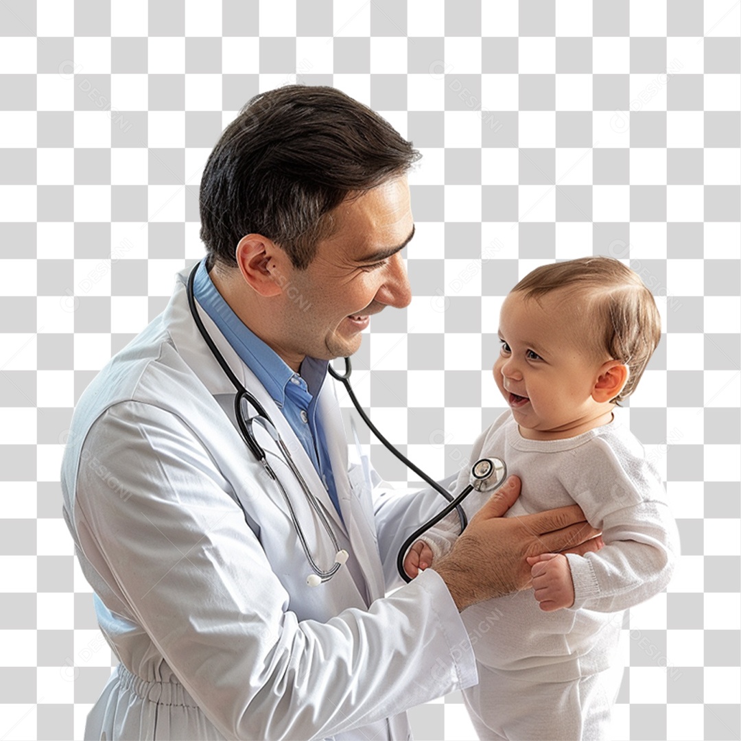 Médico Pediatra PNG Transparente