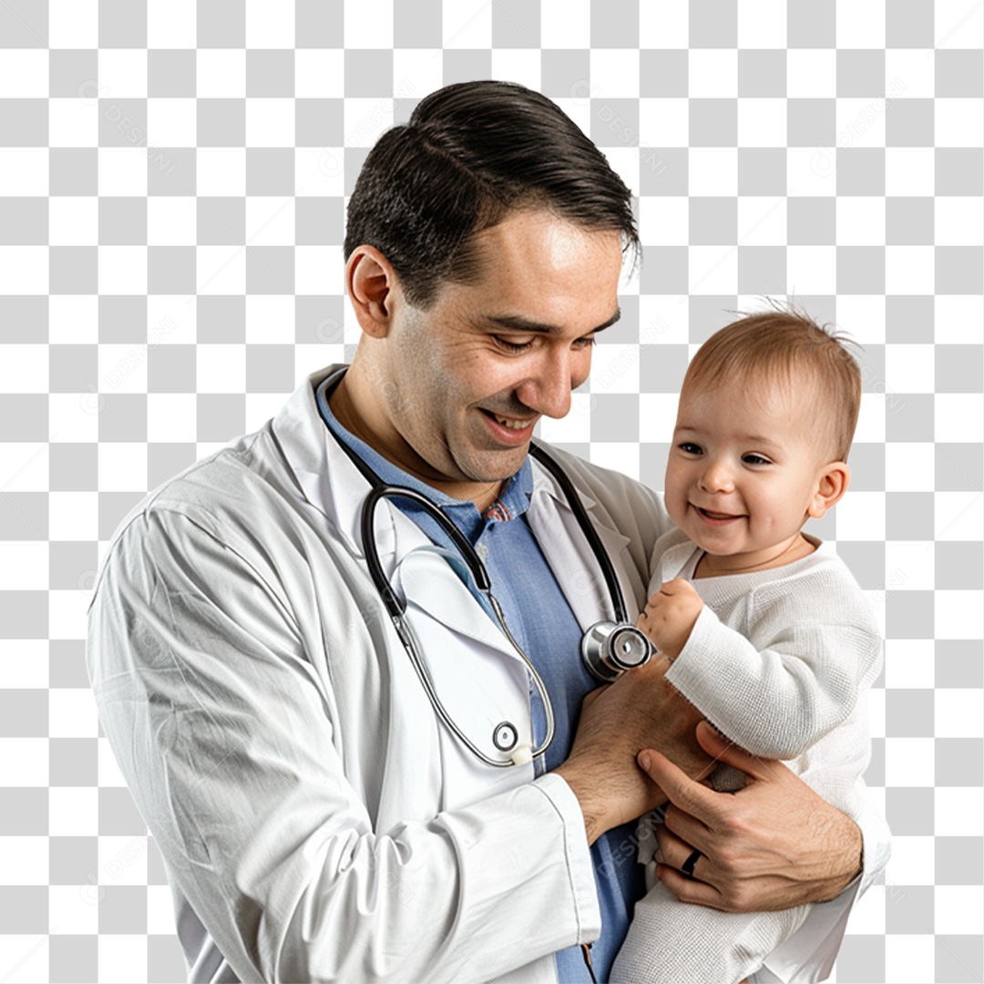 Médico Pediatra PNG Transparente