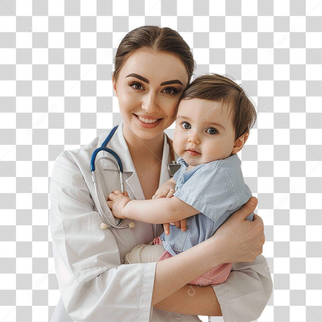 Médica Pediatra PNG Transparente