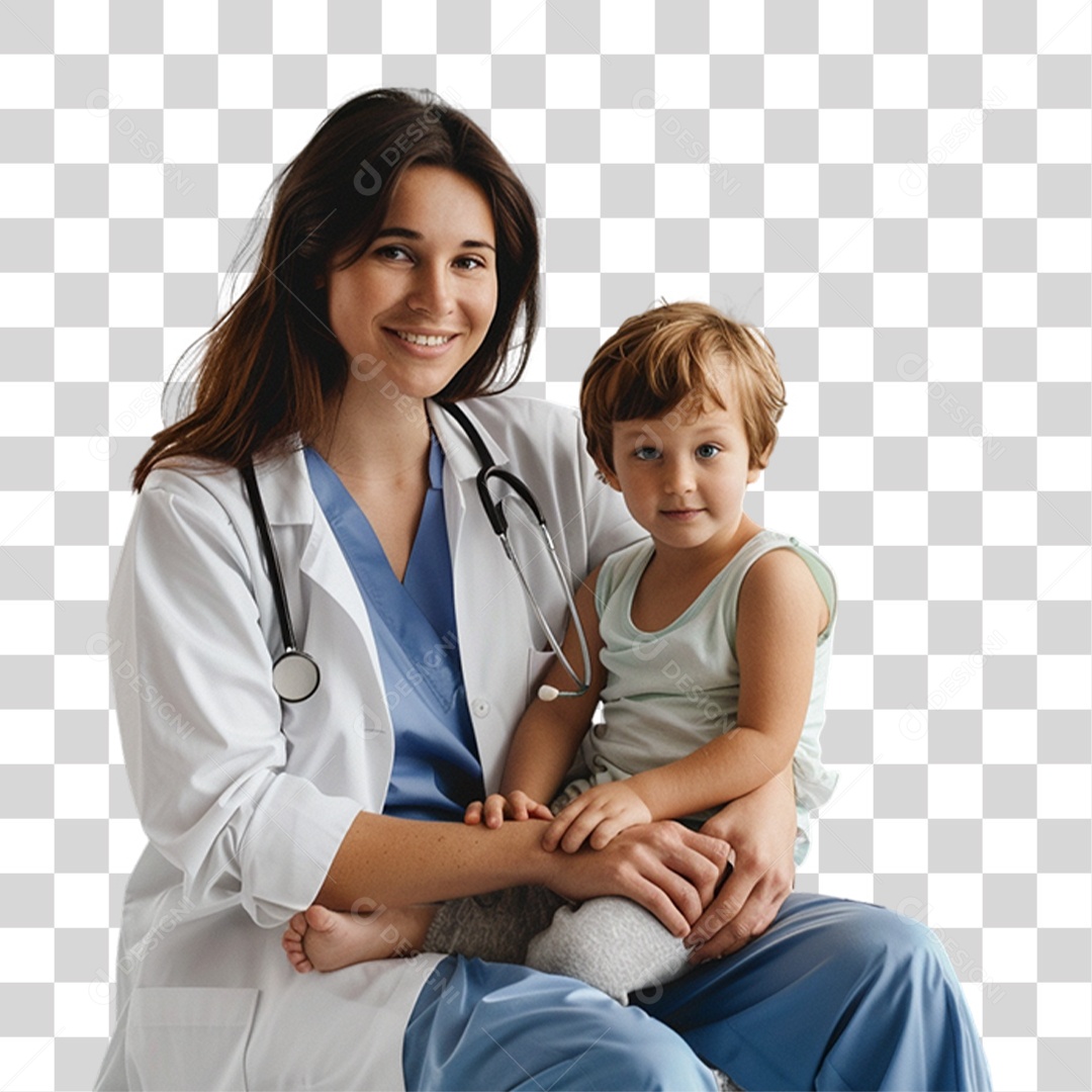 Médica Pediatra PNG Transparente